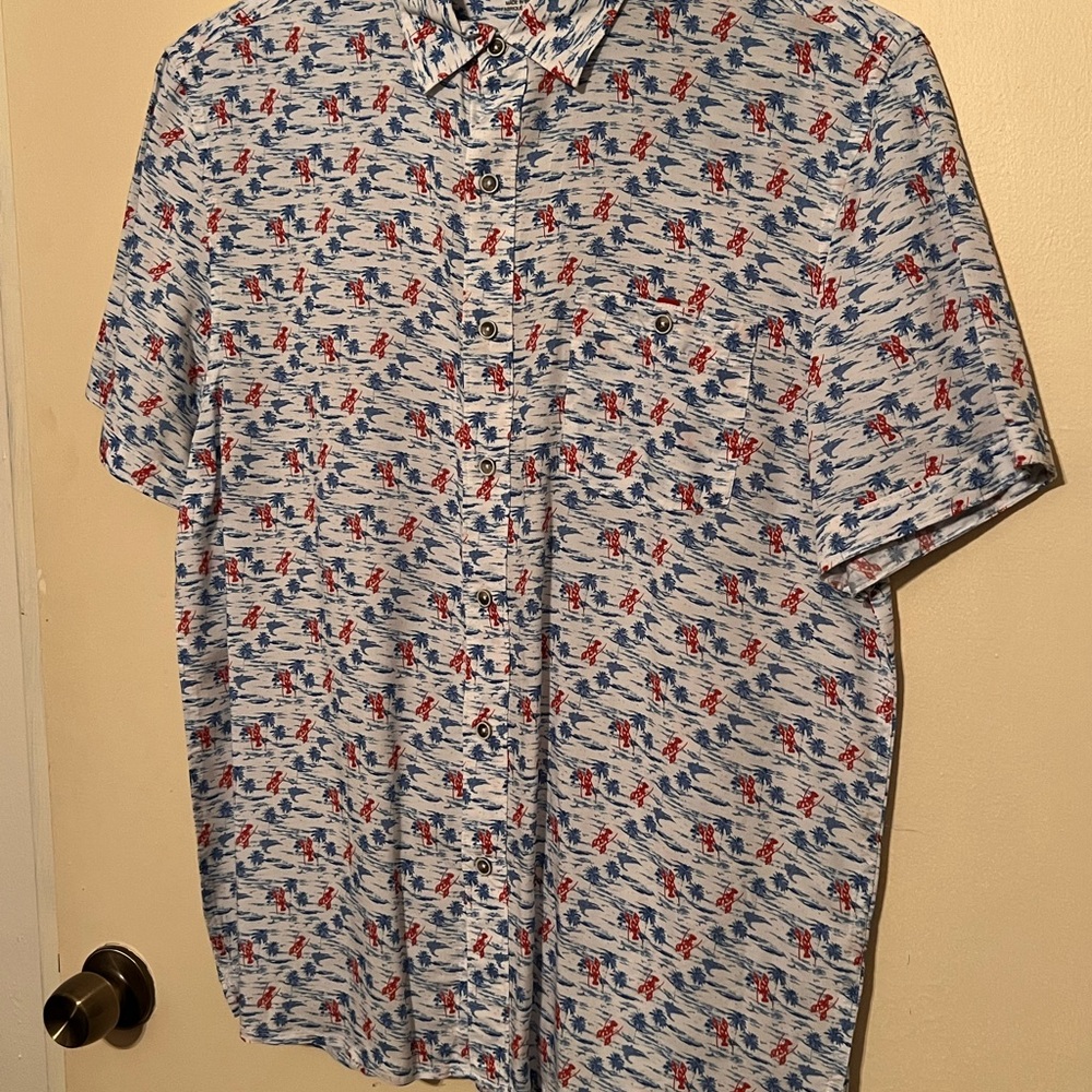 Men's Short Sleeve Patterned Shirt